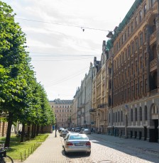 In der Albertstraße zeigt sich, dass Riga auch einiges an Jugendstilhäusern zu bieten hat