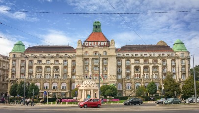 Das Gellertbad - eine der vielen Thermen in Budapest.