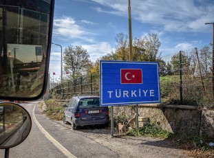 Geschafft - wir sind in der Türkei.